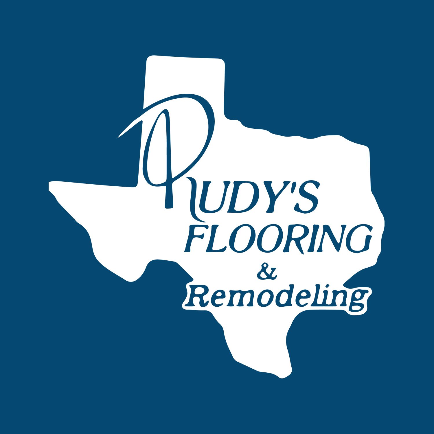Rudy's Flooring White & Blue